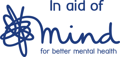 The in aid of Mind logo by 2Simple Ltd