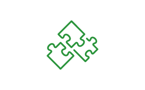 Python In Pieces puzzle coding icon by 2Simple Ltd